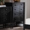 Baxton Studio Brantley Spindle Chest with Four Drawers, Black 272-14807-ZORO - alternate 5