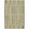 Homeroots 8' X 10' Khaki And Olive Green Striped Washable Indoor Outdoor Area Rug 631542 - alternate 4