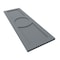 Ekena Millwork True Fit PVC Center Circle Arts & Crafts Fixed Mount Shutters, Ocean Swell, 18W x 32H, PR TFP001AC18X032CH - alternate 5