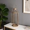 Homeroots 32" Gold Geometric Metal Floor Lantern Candle Holder 634823 - alternate 3