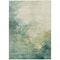 Homeroots 9' X 12' Green And Ivory Abstract Washable Indoor Outdoor Area Rug 604795 - alternate 2