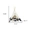 Homeroots 51 x 55 x 73 White and Blue Fabric Tent 364151 - alternate 3