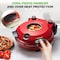 Nutrichef Electric Pizza Oven, Red NCPZTP120RD - alternate 2