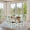 Whitewood Industries Rectangular Extension Dining Table W/ 6 Chairs, 36 in W, 30.1 in L, 48 in H, Parawood, 7 K79-36RXT-23B-C10-6 - alternate 3