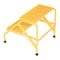Vestil Aluminum Step Stand, 2 Step, Knock-Down, 2 Steps, 20 Overall Height, Aluminum, Yellow SSA-2-KD-Y - alternate 4
