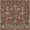 Homeroots 9' X 12' Brown Tan And Red Floral Washable Indoor Outdoor Area Rug 603435 - alternate 5