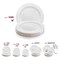 Smarty Had A Party 9" White with Silver Edge Rim Plastic Buffet Plates (120 Plates), 120PK 119S-CASE - alternate 4
