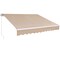 Vevor Patio Awning Retractable 12'x10' Awning Sunshade Shelter with Crank Handle RA350300 - alternate 1