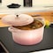 Crock-Pot Artisan 2 Piece 7 Quarts Enamled Cast Iron Dutch Oven in Blush Pink 124968.02 - alternate 5