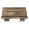 Homeroots 47" Brown and Black Wood and Metal Sled Computer Desk 489846 - alternate 5