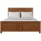 Homeroots Three Piece Walnut Solid Wood Bedroom Set 523709 - alternate 4