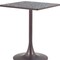 Homeroots 24" Black Wood and Steel Faux Terrazzo Pedestal Base Square Dining Table 572242 - alternate 4
