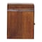 Homeroots 18" Brown Solid Wood Two Drawer Nightstand 701736 - alternate 5