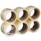 Scotch Packing Tape, 1.8 mil Thick, 3 in W x 50 m L, 3 in Core Dia., Clear, 6 PK 371 - alternate 2
