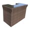 Hospitality Rattan Patio Soho Bar with Glass 903-6141-JBP-GL - alternate 1