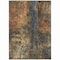 Homeroots 3' X 5' Gray Brown And Gold Abstract Washable Indoor Outdoor Area Rug 606062 - alternate 5