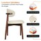Leisuremod Sable Faux Leather Dining Chair with Rubberwood Legs SCW18BR - alternate 7