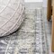 Jonathan Y Bausch Bohemian Distressed Chenille Non-Slip Machine-Washable Dark Gray/Yellow 8ft x 10ft Area Rug WSH201C-8 - alternate 4