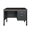 Regency Mesa Steel Single Pedestal Teacher's Office Desk 48in x 30in - Neo Walnut 66348SPNW - alternate 2