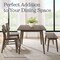 Alaterre Furniture Rectangle End Table, 20 in W, 20 in L, Solid Acacia, Warm Chestnut ANCA0170 - alternate 5