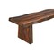 Homeroots 68" Dark Brown Solid Wood Dining Bench 522083 - alternate 7