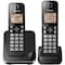 Panasonic Panasonic KX-TGC352B Expandable Cordless Phone with Amber Backlit Display - 2 Handsets, Black KX-TGC352B - alternate 1