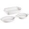 Staub Ceramic 3-pc Mixed Baking Dish Setand, White 1009530 - alternate 1