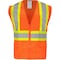 Ironwear Two-Tone Hi-Vis Safety Vest M Class 2 H Back, , Zipper 6 Pockets 1287-OZ-MD - alternate 1