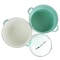 Martha Stewart 8 Quart Dual Stock Pot and Steamer Set in Aqua 129157.03 - alternate 5