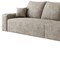Homeroots 168" Camel Corduroy Modular Compression Foam Sofa With Toss Pillows 712980 - alternate 3