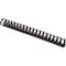 Fellowes SPINES, COMBND, 3/4in, BK, 100CT, 5PK 52367 - alternate 1