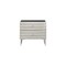 Homeroots 18" Dark Gray And Ivory Light Gray Two Drawer Nightstand 487331 - alternate 1