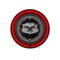 Holland Bar Stool Indian Motorcycle Metal Shield 16 Double Neon Wall Clock Clk15BK - alternate 1