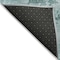 Homeroots 8' Teal Blue And Ivory Round Abstract Washable Indoor Outdoor Area Rug 602751 - alternate 3