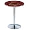 Holland Bar Stool Co 36" Chrome Texas State Pub Table, 36" dia. Top L214C3636TexsSt - alternate 1