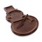 Picnic Time Family Of Brands Reversible Snowman Sectioned Serving Tray with Knife, Stained Parawood 847-06-512-000-0 - alternate 1