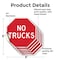 Signmission No Trucks, 6 inch X 6 inch, Vinyl Decal, 5PK OC-D-5PACK-6-267 - alternate 2