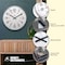 Infinity Instruments Profuse 24-Hour ITC Business Wall Clock, Silver, 19 in 14246SV-3657 - alternate 3