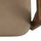 Leisuremod Velo Series Modern Dining Chair in Dark Natural Wood with Taupe Seat VCA-51DTP - alternate 5