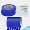 Enday Masking Tape, 1" x 60 Yards, Blue, 6PK 8136-6 - alternate 3