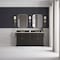 James Martin Vanities Brookfield 72 in. Double Vanity, Black Onyx w/ 3 CM Eternal Jasmine Pearl Silestone Top 547-V72-BKO-3EJP - alternate 4
