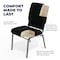 Flash Furniture Advantage Black Church Chairs 18.5" Wide PCHT185-108 - alternate 6