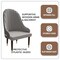 Leisuremod Elara Collection Wooden Dining Chair in Two-Tone Grey EC59GR - alternate 4