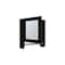 Homeroots 18" Black Wood, Metal Floating Bathroom Vanity 571352 - alternate 4