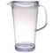 Service Ideas Cold Beverage Pitcher with Lid, 64 Ounces, 1.9 Liter, BPA-free, Clear 10-00403-000 - alternate 1