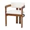 Baxton Studio Carice Modern Cream Boucle Dining Chair 256-13793-ZORO - alternate 1