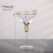 Dinewares 4 Piece Premium Clear Stem Crystal Martini Glasses with Gold Rim and Diamond-like QI004760.GD.4 - alternate 5