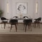 Leisuremod Brivo Swivel Dining Chair with 360-Degree Leather Armchair & Poplar Wood Legs, 2PK BC22BL2 - alternate 4