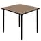 Regency Square Kee Small Breakroom Table, 30 in W, 30 in L, Noble Oak TBF3030NOBK - alternate 1
