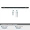 Amerock London 10-1/16 in 256 mm Center-to-Center Black Bronze/Golden Champagne Cabinet Pull BP36664BBRBBZ - alternate 2